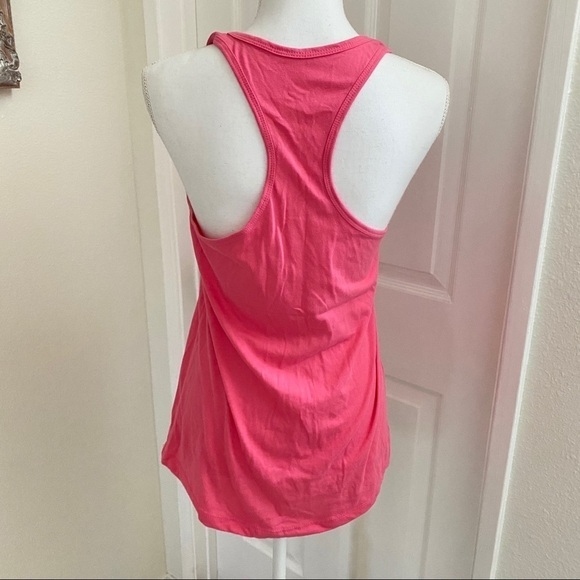 Racerback Tank Pink “Fix your Ponytail”Sz Sm-Med - Picture 3 of 4